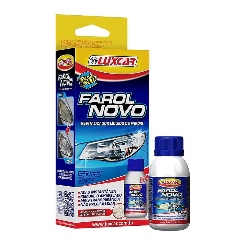 Revitalizador Luxcar Farol Frasco 50ml