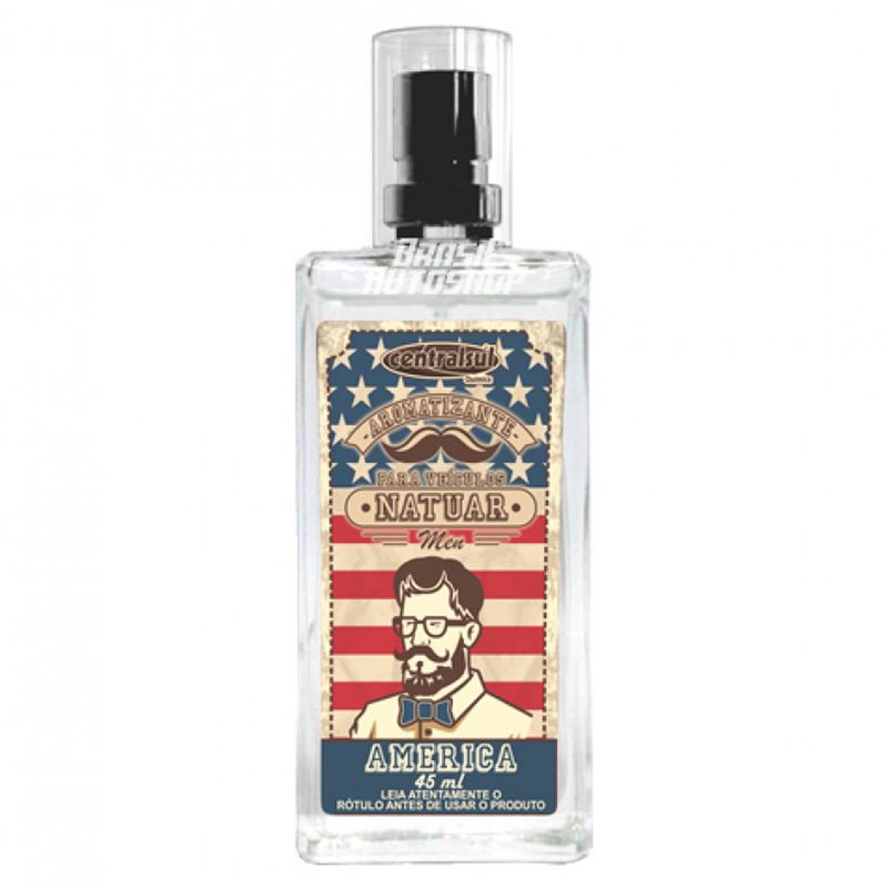Aromatizante Centralsul Para Veiculos Men America Frasco 45ml