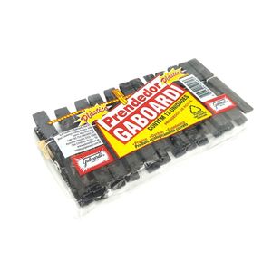 Prendedor de Roupa Gaboardi Plastico Pacote 12 Unidades