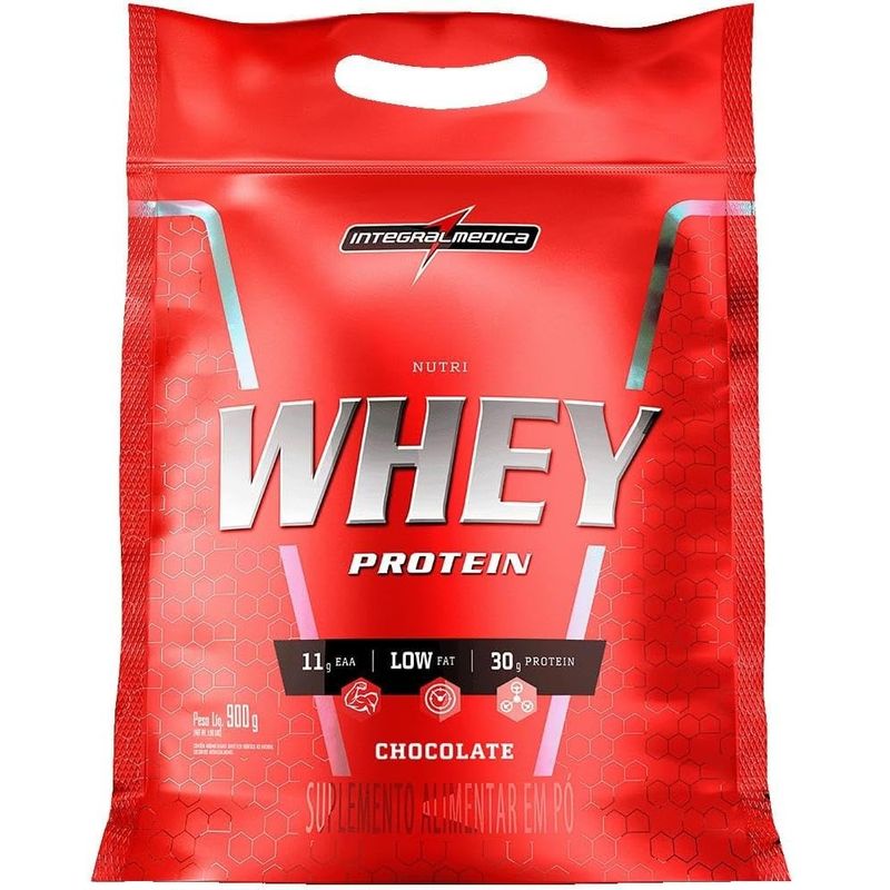 Nutri Whey Integralmedica Chocolate Pacote 907g