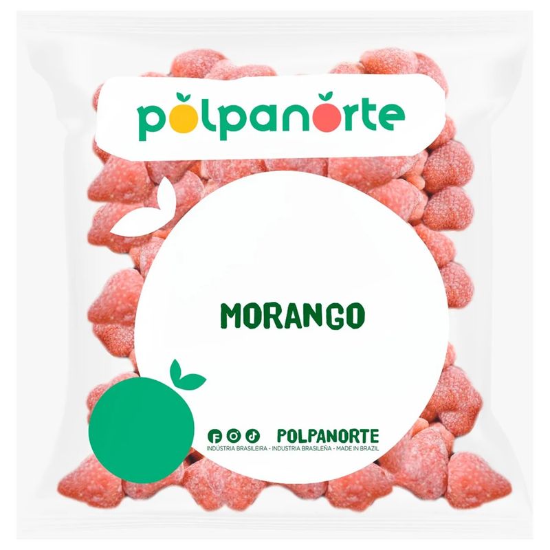 Morango Polpanorte Congelado Pacote 1kg