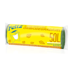 Sacos para Lixo Feliz Oxibiodegrádavel 50 Litros Pacote 30 Unidades