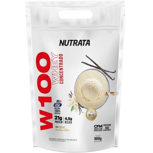 Whey W100 Nutrata Baunilha Refil Pacote 900g