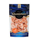 Camarão Cinza Qualimar Descascado Congelado de 35 a 55 Camarões Pacote 300g