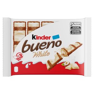 Chocolate Kinder Bueno White com 3 Unidades Pacote 117g