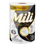 Toalha Papel Mili Gran Chef Rolo 200 Unidades