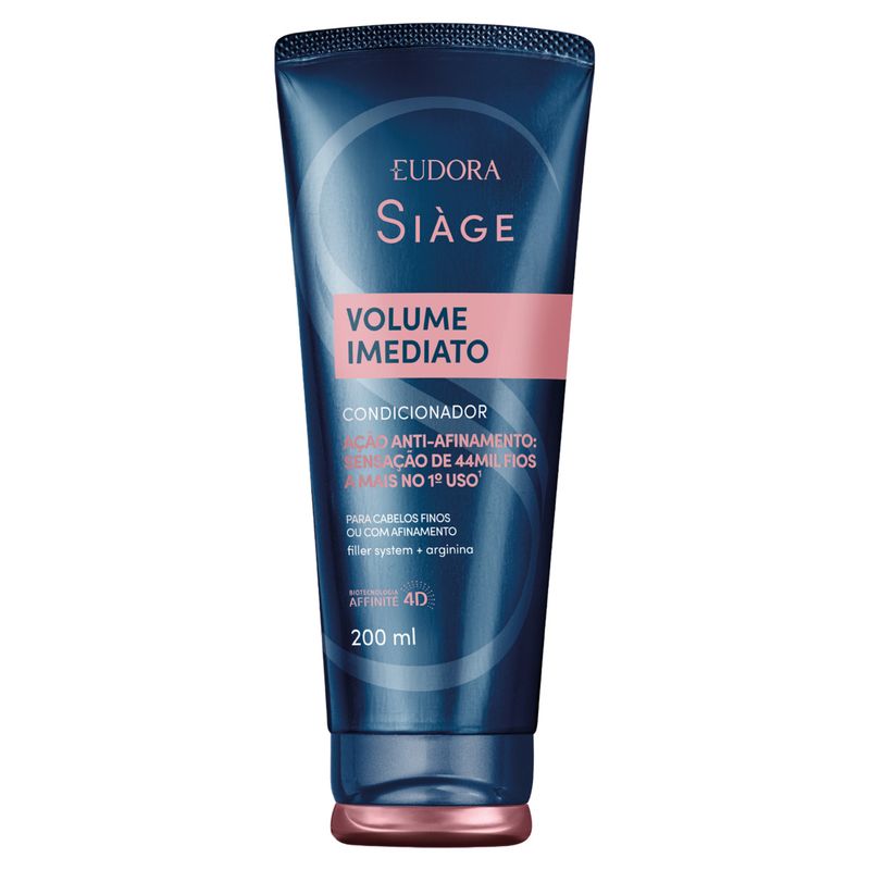 Condicionador Eudora Siàge Volume Imediato Frasco 200ml