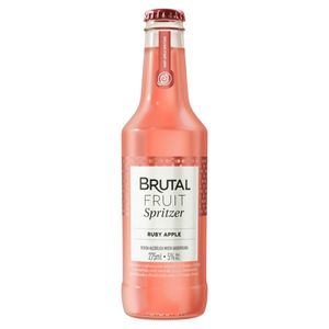 Bebida Mista Alcoólica Gaseificada Ruby Apple Brutal Fruit Garrafa 275ml