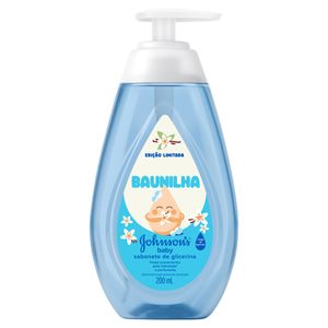 Sabonete Líquido da Cabeça aos Pés Baunilha Johnson's Baby Frasco 200ml Pump