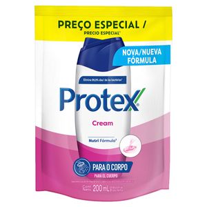 Sabonete Líquido Antibacteriano Protex Cream Sachê 200ml Refil