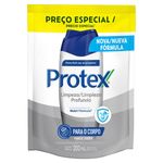 Sabonete Líquido Antibacteriano Protex Limpeza Profunda Sachê 200ml Refil