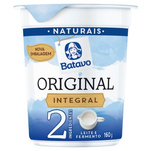 Iogurte Integral Original Batavo Copo 160g