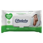 Toalhas Umedecidas Cottonbaby Camomila e Dexpantenol Pacote 100 Unidades