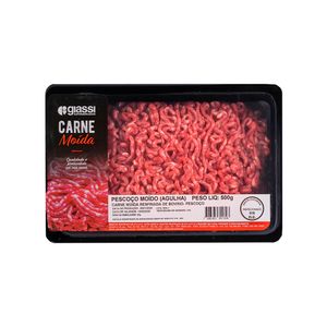 Carne Moída Resfriada de Bovino Agulha Bandeja 500g