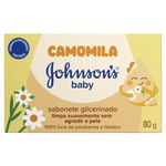 Sabonete Barra Camomila Johnson's Baby Caixa 80g