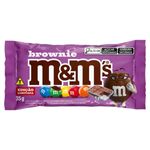Confeito de Chocolate ao Leite Brownie M&M's Pacote 35g