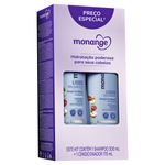 Kit Shampoo 300ml + Condicionador 170ml Monange Lisos Brilhantes