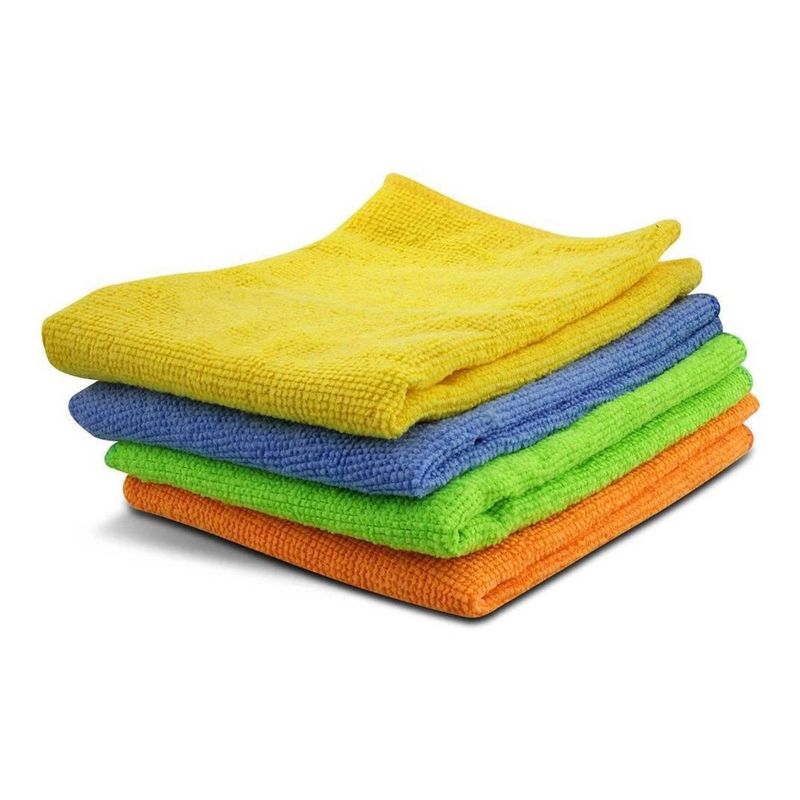 Conjuntos Luxcar Panos Max Microfibra Cartela 4 Unidades