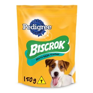 Petisco Pedigree Para Cão Biscrok Raças Pequenas Cartela 150g