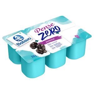 Iogurte Desnatado Ameixa Zero Lactose Batavo Pense Zero Bandeja 510g 6 Unidades