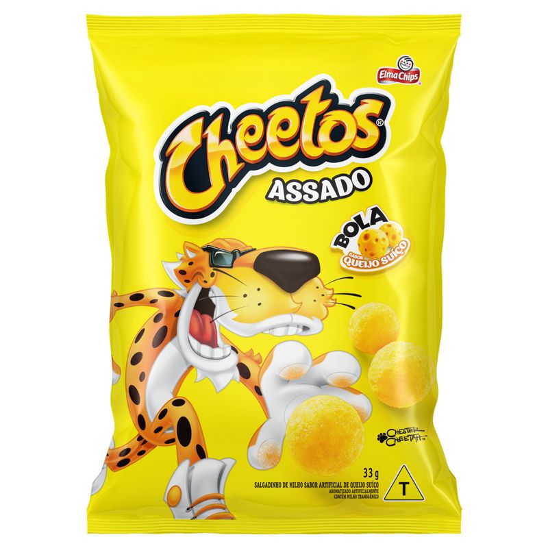 Salgadinho de Milho Bola Queijo Suíço Cheetos Pacote 33g