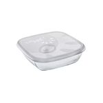 Assadeira Nadir Quadrada Com Tampa 730ml