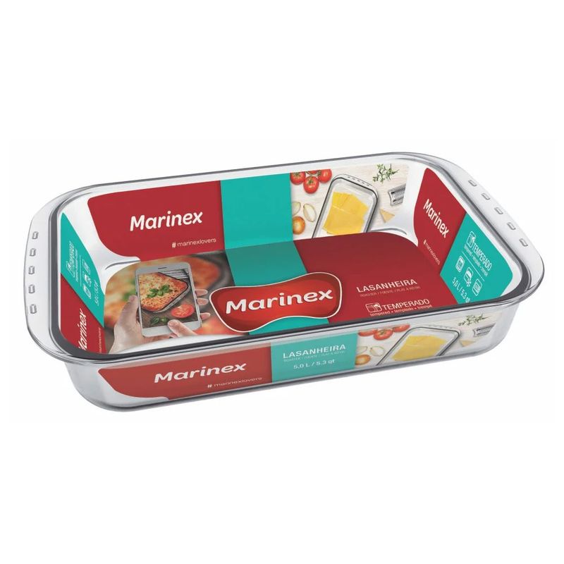 Lasanheira Marinex Retangular Funda 5 litros