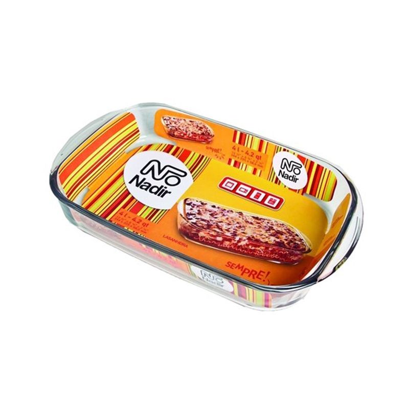 Lasanheira Nadir Retangular 4 litros