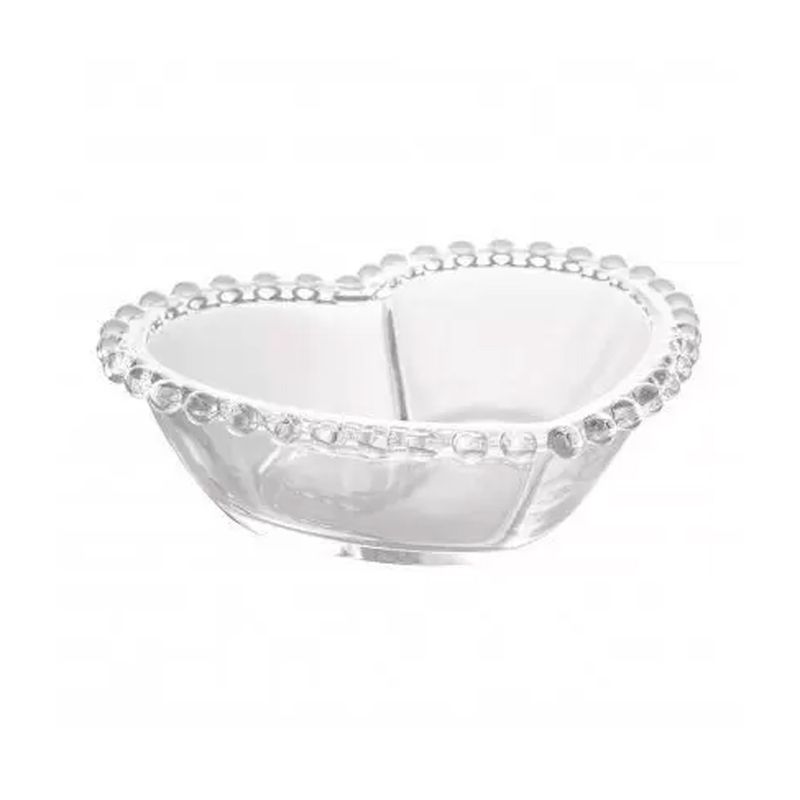 Bowl Wolff Cristal Coração Pearl 12 X 10 X 4cm