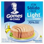 Atum Sólido em Óleo Light Gomes da Costa Caixa 120g