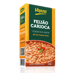 Feijão Carioca Cozido no Vapor Vapza Caixa 500g 2 Unidades