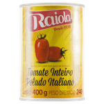 Tomate Pelado Inteiro Raiola Lata 240g