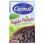 Feijão Preto Pronto Camil Caixa 490g
