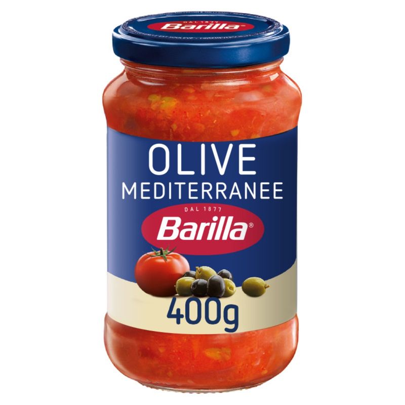 Molho de Tomate com Azeitona Barilla Vidro 400g