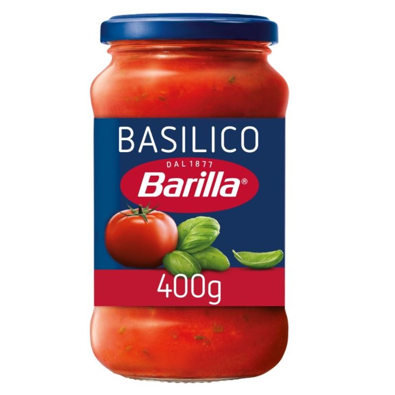 Molho de Tomate Basílico Barilla Vidro 400g