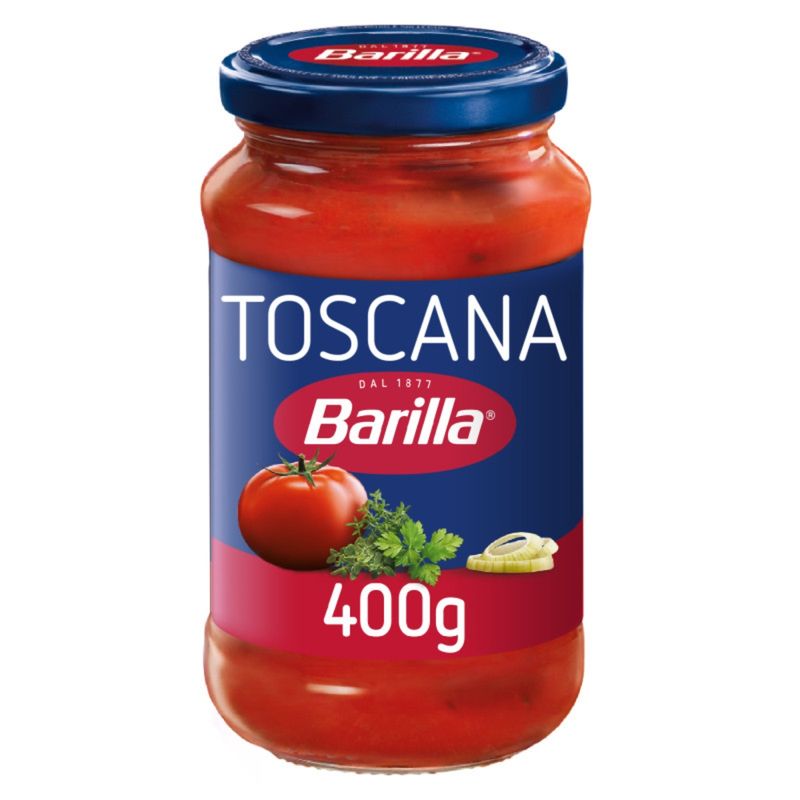 Molho de Tomate Toscana com Ervas Finas Barilla Vidro 400g