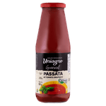 Molho de Tomate Passata Orgânico Uniagro Gourmet Vidro 680g