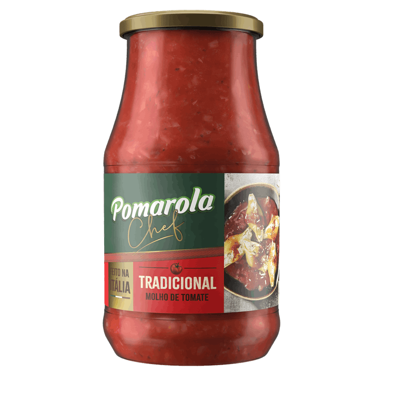 Molho de Tomate Tradicional Pomarola Chef Vidro 420g