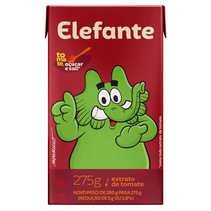 Extrato de Tomate Elefante Caixa 275g