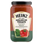 Molho de Tomate Basílico Rústico Heinz Vidro 320g