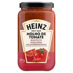 Molho de Tomate Rústico Tradicional Heinz Vidro 320g