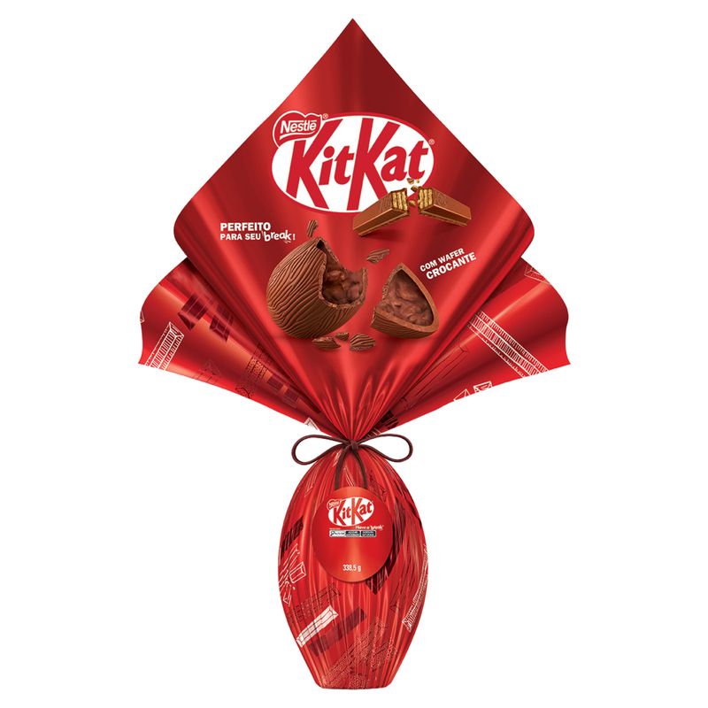 Ovo de Páscoa ao Leite Kitkat Nestlé 338,5g