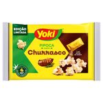 Pipoca para Micro-Ondas Churrasco com Sal Yoki Pacote 90g