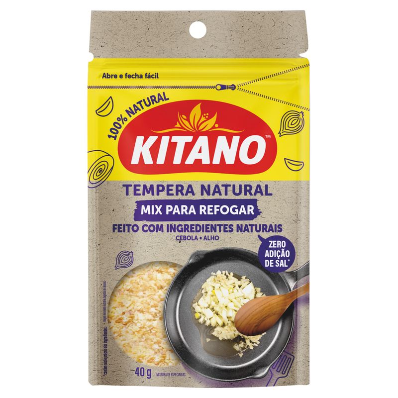 Alho e Cebola para Refogados Kitano Pouch 40g