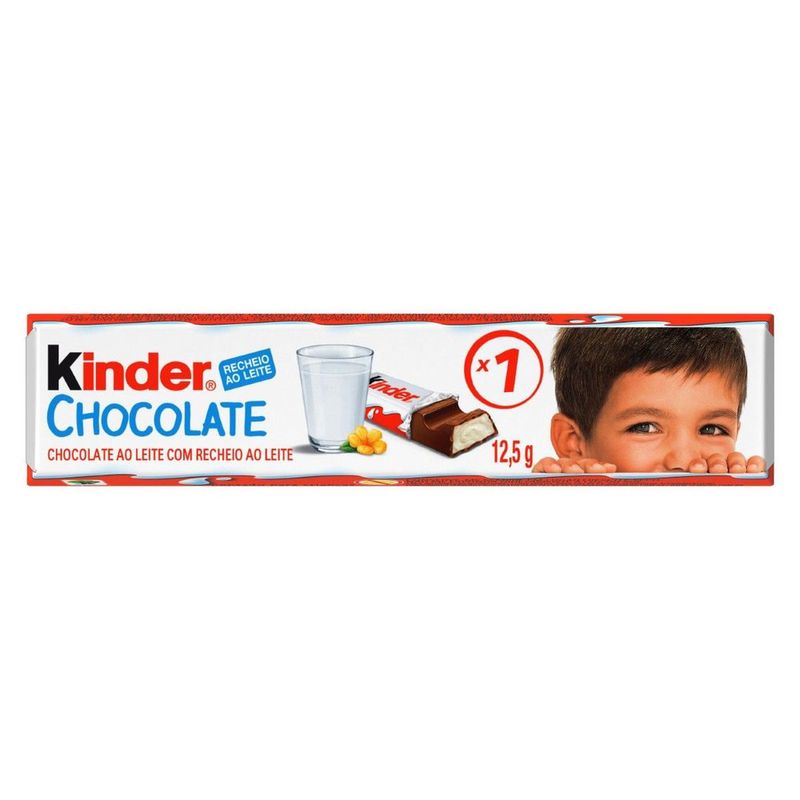 Chocolate ao Leite Recheio ao Leite Kinder Cartucho 12,5g