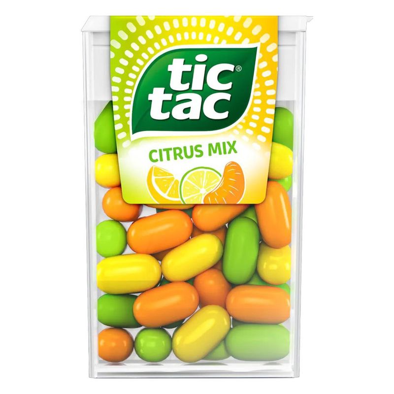 Pastilha Tic Tac Citrus Caixa 14,5g