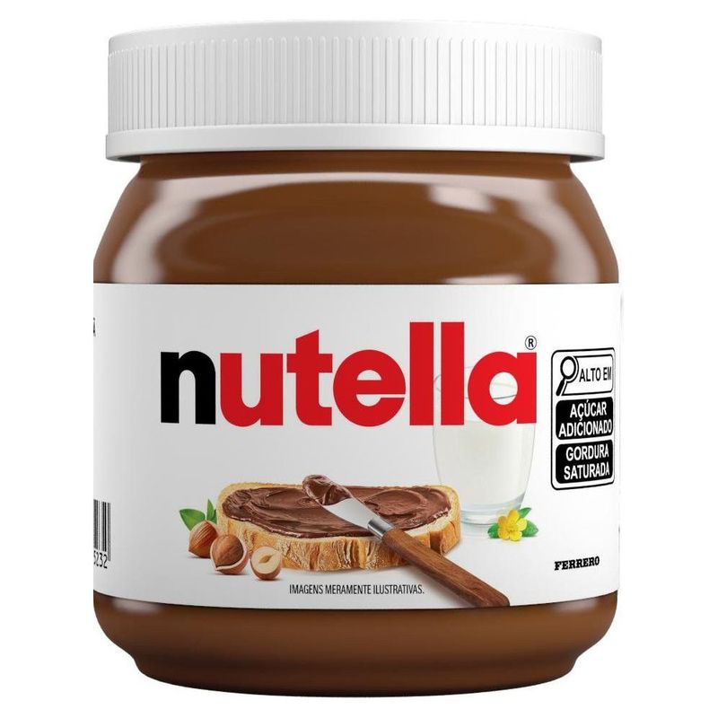 Creme de Avelã com Cacau Nutella Pote 140g