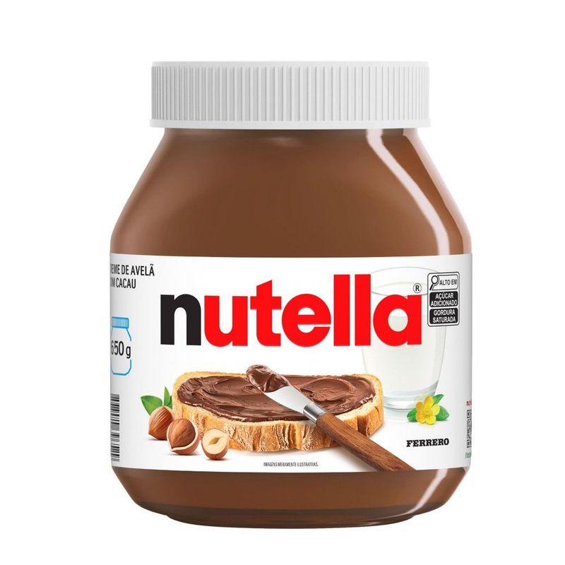 Creme de Avelã com Cacau Nutella Pote 650g