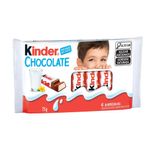 Chocolate ao Leite Recheio ao Leite Kinder Pacote 75g 6 Unidades
