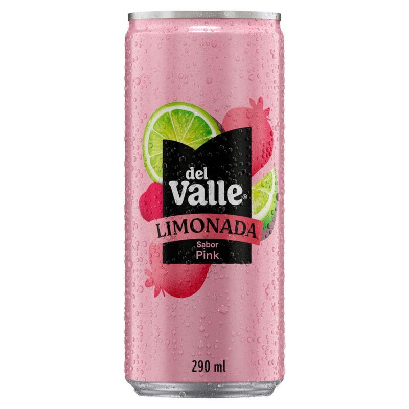 Refresco Del Valle Limonada Sabor Pink Lata 290ml